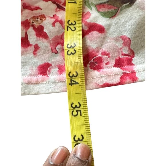 Floral Kimono Robe With Belt By Show Me Your Mumu O/S White Pink Lightweight - Picture 7 of 7